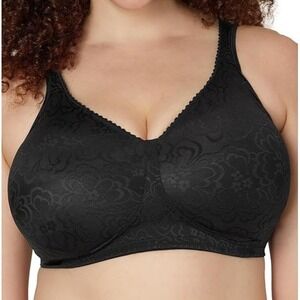 40G Playtex 4745 18 Hour Ultimate Lift Wireless Moisture Wicking Bra Black